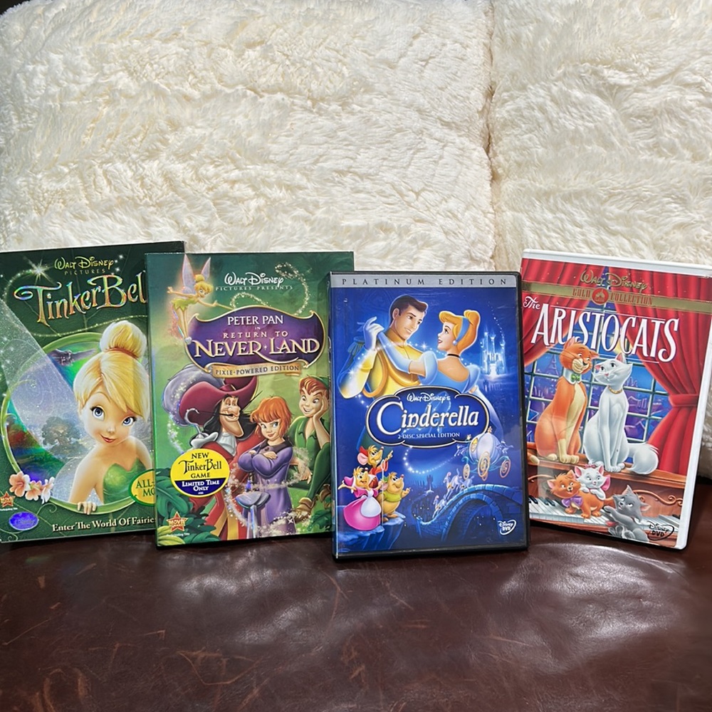4 Walt Disney, DVD movies